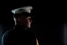 Marine in uniform 