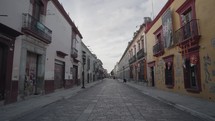 Walkable Historical Centro Center of Oaxaca de Juarez Mexico in The Morning