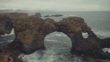 rocks formations in the ocean 