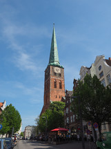 LUEBECK, GERMANY - CIRCA MAY 2017: Holstentor (previously Holstein Tor, meaning Holsten Gate)