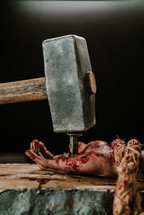 nailed to the cross