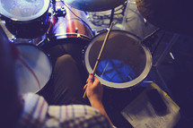 drummer playing drums 