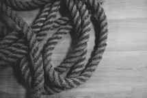 rope in a gym