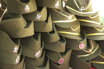 military caps