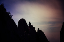 mountain silhouettes 