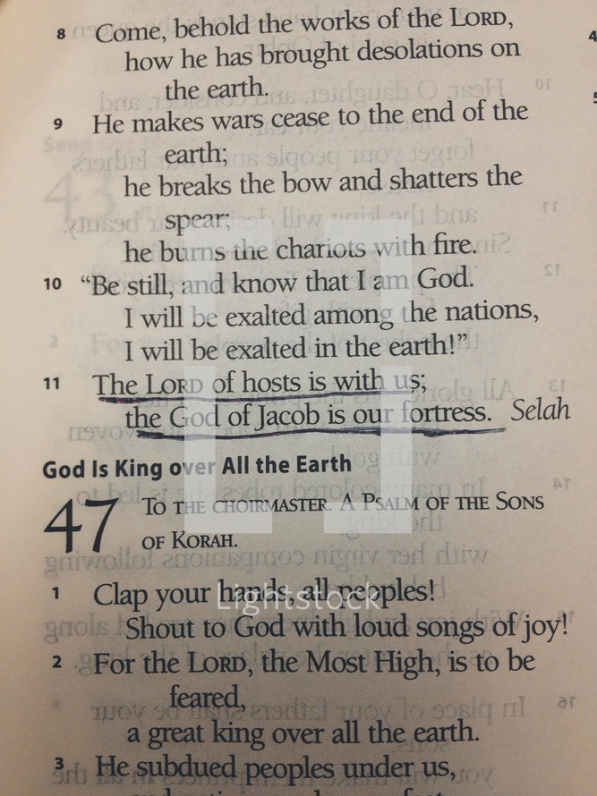 lord of hosts is with us scripture