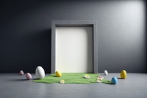 Easter Frame Background