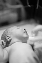 Newborn infant.