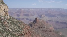 Grand Canyon National Park Arizona with its layered bands of red rock revealing millions of years of geological history