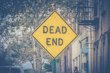 Dead End sign 