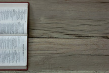 A Bible opened to Proverbs 