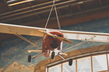 plane in a museum