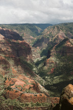 landscape of Waimea Canyon, Hawaii