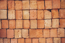 stacked bricks in Egypt 