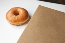 donuts on a white background 