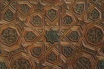 wood carving detail background 
