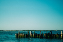 old pier pilings 
