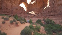 Double Arch at Arches National Park MOAB Utah