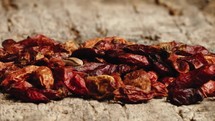 Dehydrated Pimento Leaves Fall Down