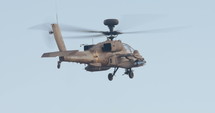 AH-64D Apache Lםמענם' attack helicopter in flight
