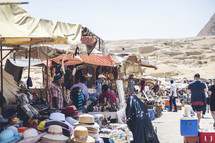 outdoor market in Egypt 