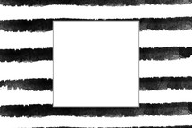 black and white stripes with frame 