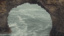 rock formation arch in the ocean 