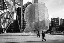 huge sculpture in downtown Calgary, Canada