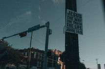 Jesus the way the truth the life, John 14:6 sign