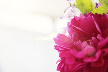fuchsia flower arrangement 