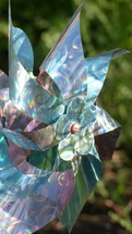 shiny pinwheel in sunlight