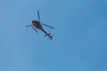helicopter in flight 