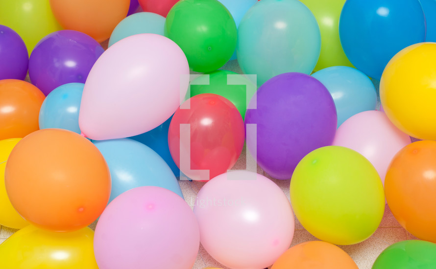 colorful balloons background 
