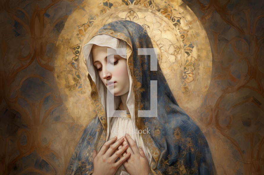 Portrait of the Mother Mary