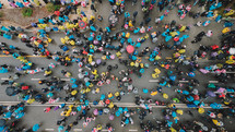 Protest Aerial View