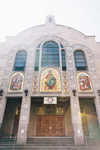 entrance to a church