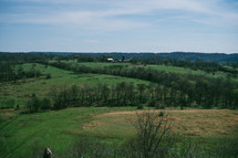 rural green landscape 