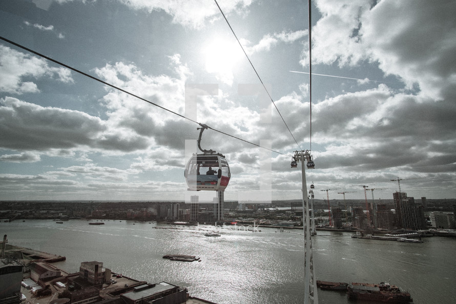 sky cable cars in London