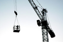 construction crane silhouette 