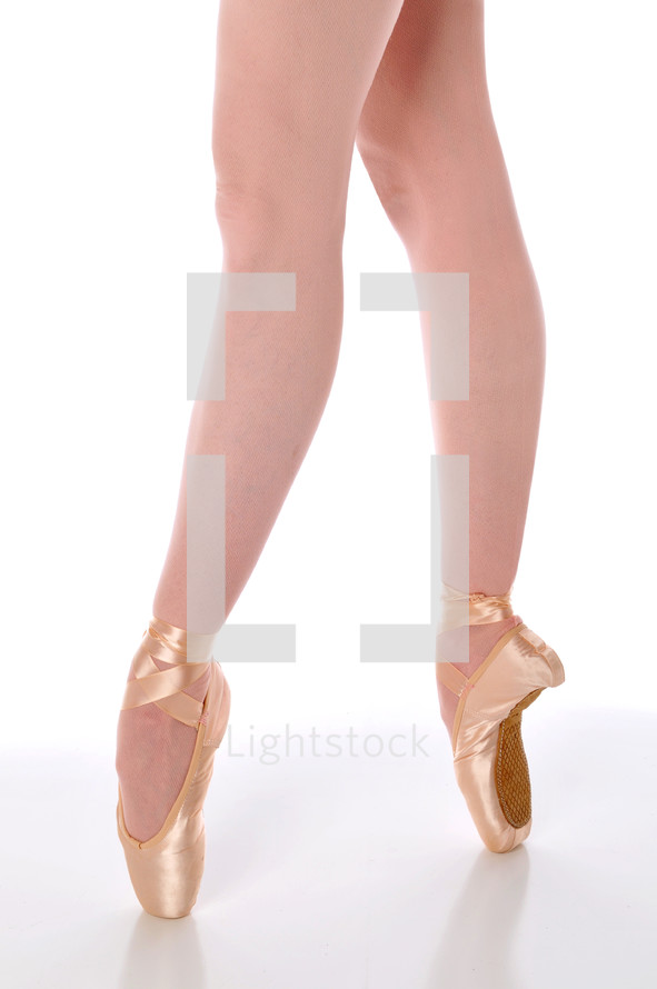 portrait of a ballerina's feet 