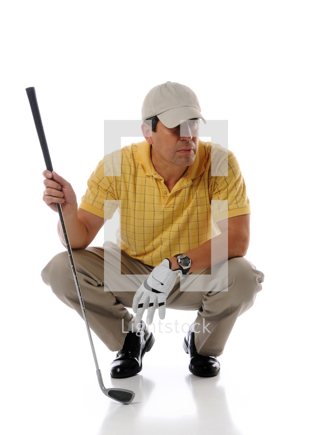 man golfer 