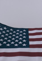 Close-up of an American flag.