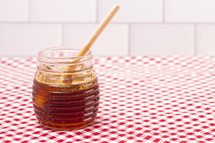 honey in a jar 