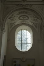 Ornate window and arch