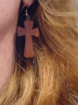 cross as earring