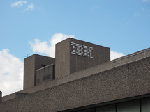 LONDON - CIRCA JUNE 2017: The IBM building is a masterpiece of New Brutalist architecture designed by british architect Sir Denys Lasdun who also designed the nearby National Theatre