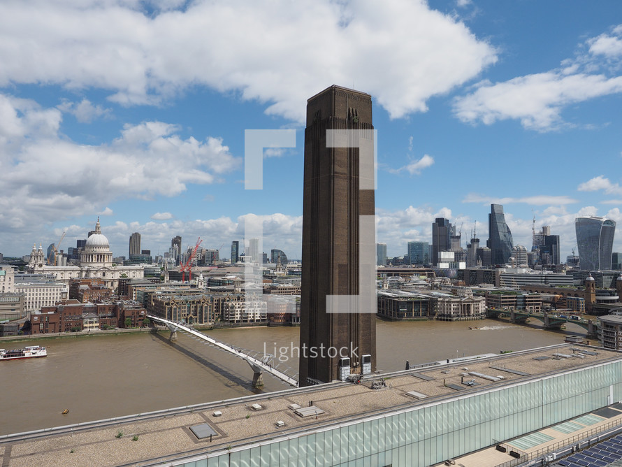 LONDON, UK - CIRCA JUNE 2017: View of the city skyline