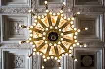 chandelier on a ceiling in Chicago 