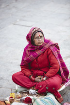 woman in Nepal 