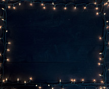 Christmas light border